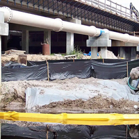 Rideaux flottants anti-silt en PVC haute performance à déploiement facile pour le contrôle des déversements d'hydrocarbures, certifiés ISO9001/ISO14001
