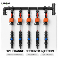 Sistema de Inyección de Fertilizantes con Pantalla Táctil para Flores, Sistema de Fertirrigación Automatizado de 8 Canales para Invernaderos y Viveros
