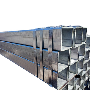 Perfil de Acero Dulce A36, Tubo Rectangular y Tubo Cuadrado, Sección Hueca Galvanizada Soldada <span class=keywords><strong>ASTM</strong></span> A500, Tubo Negro de 50*50mm - Product Image 1