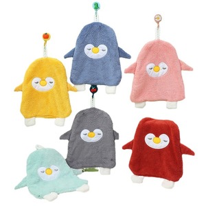 Jin Ao – serviette à main en polaire corail, 20x25 Cm, design de dessin animé, serviette de cuisine épaisse et absorbante pour la maternelle - Product Image 4