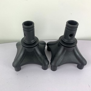 Base en caoutchouc à quatre pieds antidérapante noire Fukangrui pour cannes de marche, pièces de rechange pour personnes âgées - Product Image 1