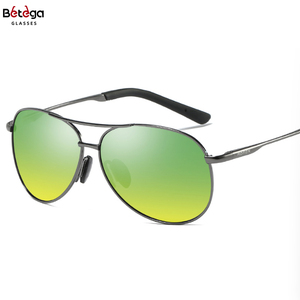 Bettega Color Polarized <span class=keywords><strong>Sunglasses</strong></span> for Men Black-rimmed <span class=keywords><strong>Sunglasses</strong></span> for Driving All-day Wearサングラス8013モデル。 - Product Image 1