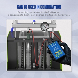MRCARTOOL V50 Caja de Prueba Universal para Inyectores de Combustible 12V, Herramienta de Limpieza y Prueba de Pulsos para Inyectores Automotrices EFI GDI PFI - Product Image 5