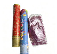 Party-Popper Handgehaltene Konfettikanone Biologisch Abbaubares Buntes Konfetti für Abschlussfeier Babyparty Feiertagsdekoration