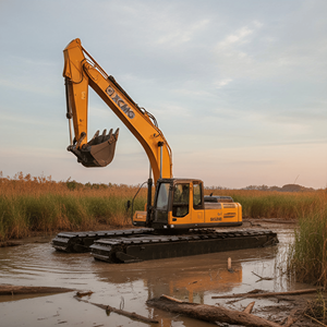 Ponton d'excavatrice amphibie stable et sûr en <span class=keywords><strong>acier</strong></span> haute résistance avec <span class=keywords><strong>prix</strong></span> compétitif direct usine - Product Image 6