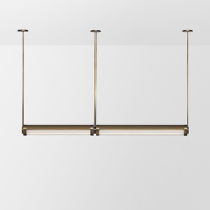 Luminaire suspendu linéaire LED moderne minimaliste de style américain pour îlot de cuisine, bar, salle à manger, villa, hôtel - Product Image 4