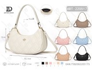 Women's Microfiber <b>Shoulder</b> Bag Single <b>Strap</b> Zipper Closure All Seasons Minimalist Style - Product Image 1