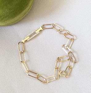 Gelang Kaki Emas Kuning <span class=keywords><strong>18k</strong></span> Berlian Model Tennis Chain Potongan Bulat Tipis Cuban Chunky Custom Trendy Dapat Digadaikan Bentuk Tidak Beraturan - Product Image 2