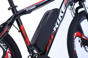 Vélo de montagne <span class=keywords><strong>électrique</strong></span> - Moteur arrière sans balais 250W, batterie lithium 36V 8Ah, cadre en aluminium, roues de 26 pouces, 21 vitesses, freins à disque - Product Image 3