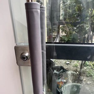 Door Handle Covers 14x39cm Polyester Cotton Anti Slip Oil Proof For Refrigerator Microwave Door Protection - Product Image 2