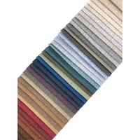 Tapisserie Jacquard Personnalisable Effet Lin, Teinte en Fil, Respirante, Imperméable, Ignifuge, Poids Moyen, pour Canapé, Voiture, Sac