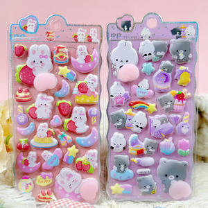 In Offerta Adesivi 3D per Bambini con Nastro Biadesivo, Simpatici Adesivi Morbidi a Forma di Coniglio e Unicorno per <span class=keywords><strong>Asilo</strong></span> - Product Image 6