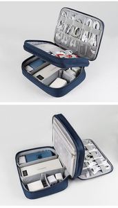 Electronics Organizer Travel Case Travel <b>Cable</b> Organizer Pouch Double Layer <b>Cable</b> Storage <b>Bag</b> - Product Image 3