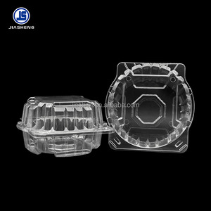 Contenedor de embalaje de <span class=keywords><strong>lechuga</strong></span> absorbente PET desechable de grado alimenticio con concha transparente personalizada, cajas de almacenamiento especiales - Product Image 6