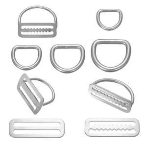 Sẵn Sàng Để Tàu Có Thể Điều Chỉnh Kim Loại Hàn <span class=keywords><strong>D</strong></span> Vòng Vải 304/316 Thép Không Gỉ Liền Mạch <span class=keywords><strong>D</strong></span>ây Đeo Con Chó Cổ Áo Phần Cứng <span class=keywords><strong>D</strong></span> Vòng Khóa - Product Image 6