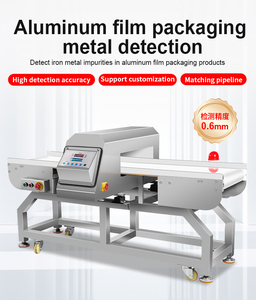 Yüksek doğruluk endüstriyel <span class=keywords><strong>Metal</strong></span> dedektörü gıda emniyet kemeri konveyör yüksek hassasiyet otomatik dokunmatik ekran alüminyum folyo - Product Image 5
