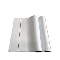 80x95cm feuille de superposition magnétique effaçable à sec tableau blanc Surface en céramique cadre en aluminium découpe personnalisée pour vos roues de tableau blanc