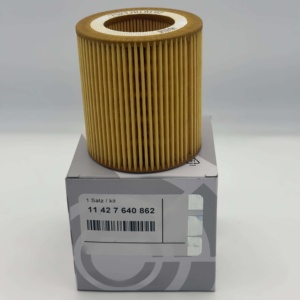 ตัวกรองน้ำมันเครื่องรถยนต์ดั้งเดิมเหมาะสำหรับ BMW 3, 5, 7 Series (รุ่น F20, F21, F30, F31) ที่มีหมายเลขชิ้นส่วน11427640862. - Product Image 1