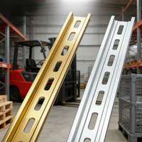 Rail DIN isolé en acier inoxydable KSDR pour montage interne de composants électriques pour disjoncteur MCB et câble électrique
