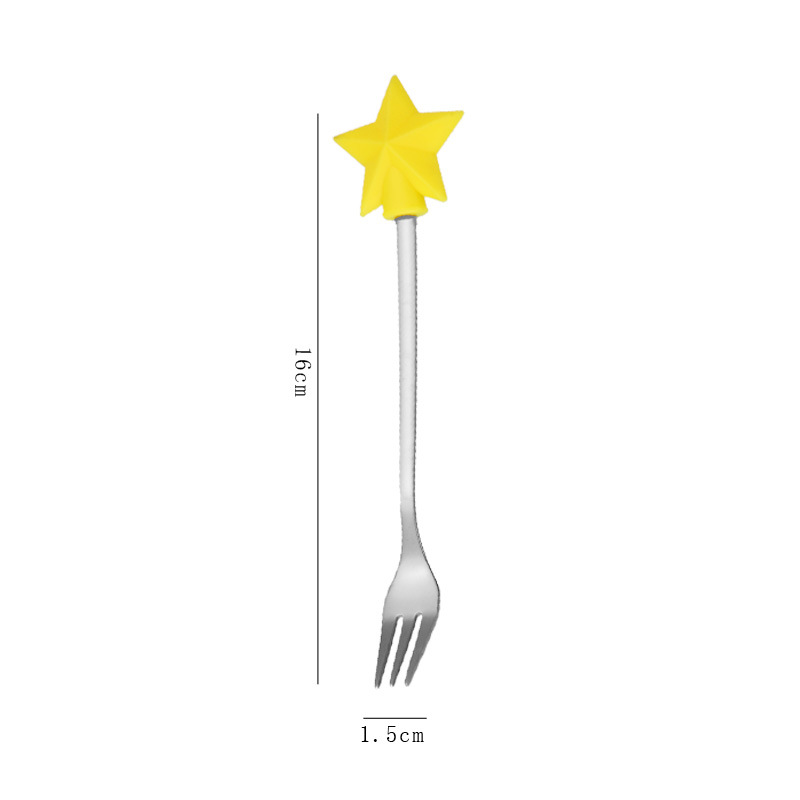 Fourchette en forme d'étoile [Argent]