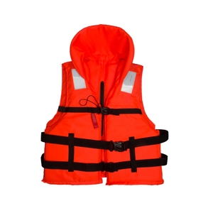 Yüksek Kaliteli Oxford Kumaş SOLAS Deniz Can Yeleği, 75N Yüzdürme Gücüne Sahip Turuncu Yetişkin EPE Köpük Can Yeleği (Özel Logo) - Product Image 1
