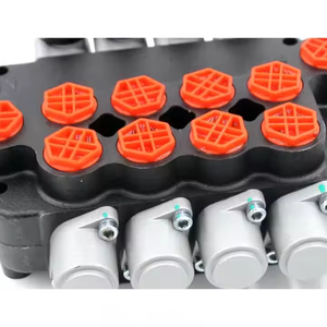 วาล์วควบคุมการไหลแบบแมนนวลและไฟฟ้า รุ่น P80-G34-G12, วาล์วไฮดรอลิกแบบ 4 สปูล, ชิ้นส่วนไฮดรอลิกที่ปรับแต่งได้พร้อม OEM - Product Image 5