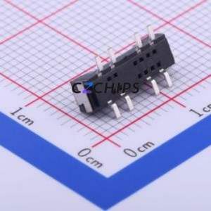 SS-3336S-02-L1 Slide Switch SMD Switch Double Pole Three Throw Rectangle Pin Header SMD Tab 15mm - Product Image 2