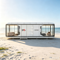 Maisons conteneurs préfabriquées de haute qualité, capsules spatiales, résidentielles, modulaires, adaptées aux séjours à la maison