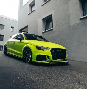 Body Cover Packaging Film Phantom Coral <strong>Fluorescent</strong> Yellow Automotive <strong>Vinyl</strong> Green <strong>Color</strong> Changing Film Car Film - Product Image 1