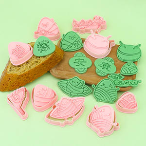 <span class=keywords><strong>Moule</strong></span> à biscuits Zongzi pour la fête des bateaux-dragons, <span class=keywords><strong>moule</strong></span> à découpe 3D, <span class=keywords><strong>moule</strong></span> à biscuits artisanal, fondant, outil de simulation de pâtisserie - Product Image 2