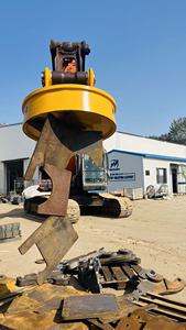 工場のスクラップ金属吊り上げ用電磁石、掘削機対応マグネット、効率的な取り扱いのためのマグネットサプライヤー - Product Image 3