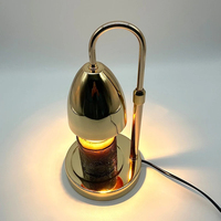Lampe chauffe-bougie moderne minimaliste en métal sans flamme, sans fumée, à chauffage uniforme, avec variateur d'intensité, pour la décoration intérieure, cadeau, hôtel, salon