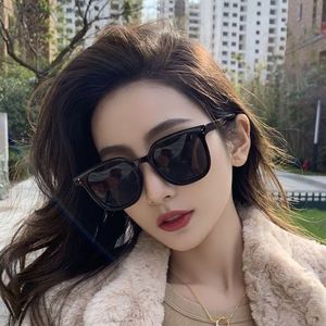 Square Thick <b>Frame</b> Sunglasses Yellow Lens Half <b>Frame</b> Artistic Retro Style Outdoor Sports Unisex - Product Image 4