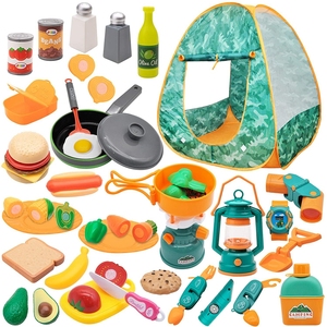 Herramienta de juguete para acampar Juego de campamento al aire libre Kit de supervivencia con tienda grande - Product Image 2