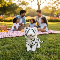 Peluche de Tigre Lavable, Peluche Personalizado, Animal de Peluche Simulado, Fabricante Original, Animales Personalizados