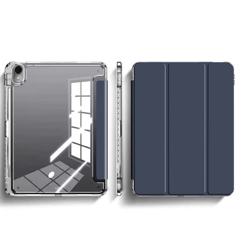 Чехол-подставка для iPad Air Pro 5 6 7 8 9 10-го поколения прозрачный чехол 2024 2025 A16 MINI 3 4 10,2 10,9 11 12,9 13 дюймов Чехол