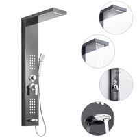Ensemble de panneaux de douche muraux de haute qualité en gros, panneau de douche de salle de bain, luxe