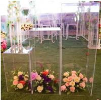 Accessoires de mariage, support à gâteau en acrylique transparent de type séparé, support à fleurs, décoration de fête à domicile, bouquet, événements festifs, décoration de scène