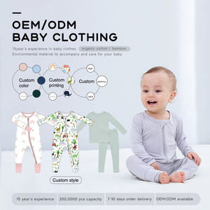 Tutina Personalizzata per Neonati e Bambini 0-24 Mesi, con Cerniera e Maniche Lunghe in Bambù - Product Image 5