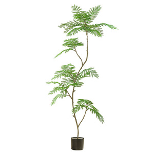 Planta en maceta de árbol de <span class=keywords><strong>Jacaranda</strong></span> artificial, vegetación sintética de lujo de gama alta para decoración de sala de estar interior - Product Image 1