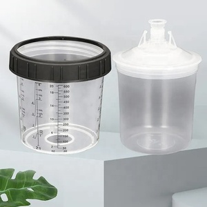 Accessoires Voiture OEM Hoàn Chỉnh Kit Dùng Một Lần 600cc Pintura Cup Xe Tự Động Sơn Trộn Phun Cốc Nhựa - Product Image 2