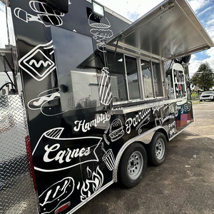 Trailer Ristoro Personalizzato ALLBETTER, Food Truck Rimorchio con <span class=keywords><strong>Cucina</strong></span> Completamente Attrezzata, Bar Mobile, Pizzeria, BBQ, Gelateria in Vendita - Product Image 3