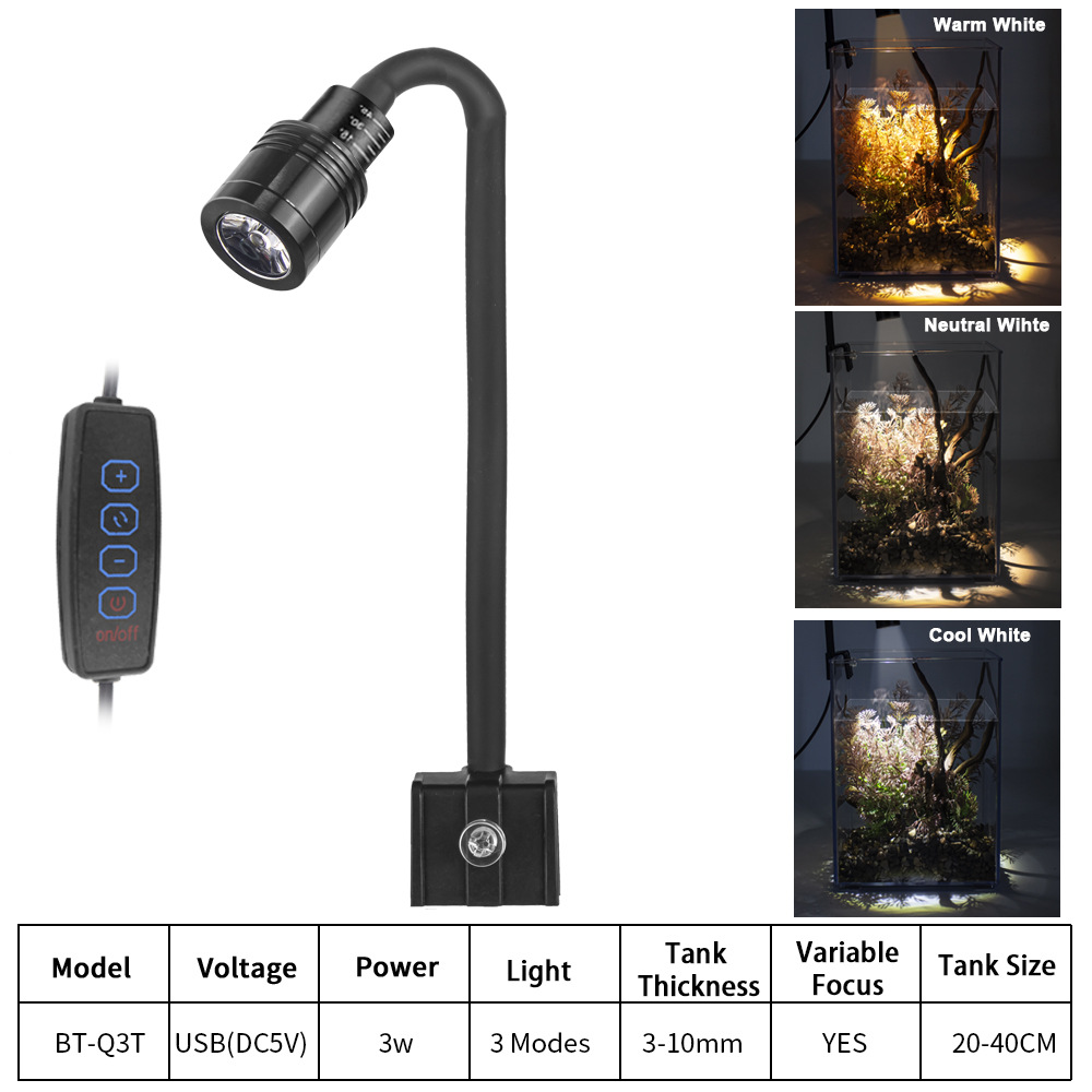 Bt-q3t (enfoque ajustable) Negro