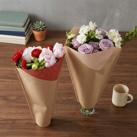 Sac en papier kraft biodégradable à dessus plié pour la décoration florale, usage agricole, origine Hubei