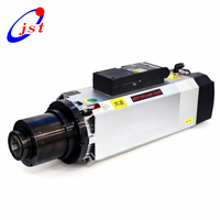 Moteur de broche à refroidissement par air 13,2 kW à changement d'outil automatique ISO30 à couple élevé pour routeur CNC JGLF71-30-24Z/13.2
