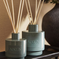 Diffuseur de parfum minimaliste AIKUN de luxe à huile essentielle naturelle, avec autocollant personnalisé, parfum longue durée assorti en une journée