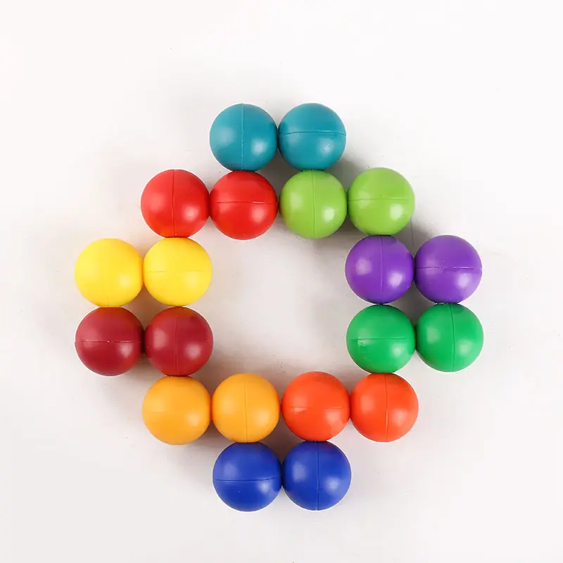 2022 New Fidget Toys Colorful Free Rotation Variable Shape Educational Puzzle Ball Stress Relief Toys