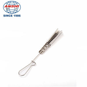 Abrazadera de alambre de acero inoxidable, accesorio FTTH, abrazadera de alambre de caída, cuerda de seguridad anticaída para redes 4G 3G, Cable de fibra óptica - Product Image 5