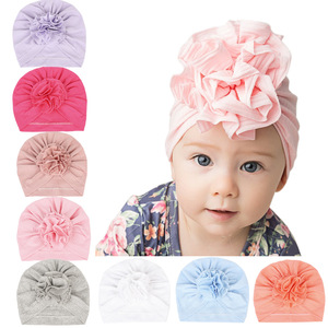 Baby Mädchen Ball Bogen Turban 3 teile/satz Säugling Elastische Haar bänder Kinder Knoten Kopf bedeckung Kinder Haarschmuck Stirnbänder - Product Image 1