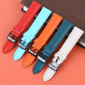 Tùy Chỉnh Mềm Cao Cấp Thời Trang Màu Trắng Chính Hãng Da Bò Da Phụ Nữ Đồng Hồ Dây Đeo Ban Nhạc Cho Phụ Nữ Màu Đen Khóa 18Mm 20Mm 22Mm Cho <span class=keywords><strong>Apple</strong></span> - Product Image 1